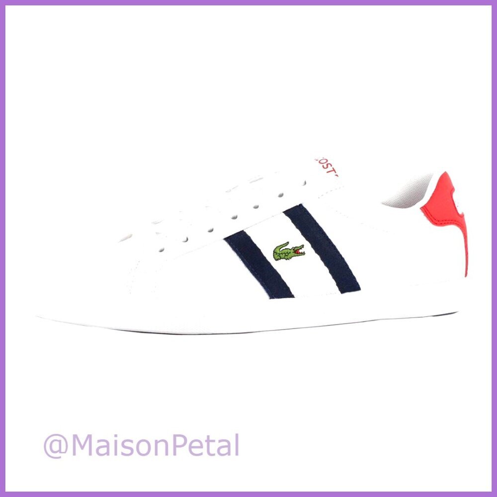 Leather and Synthetic Athletic Sneakers with Cushioned Insole